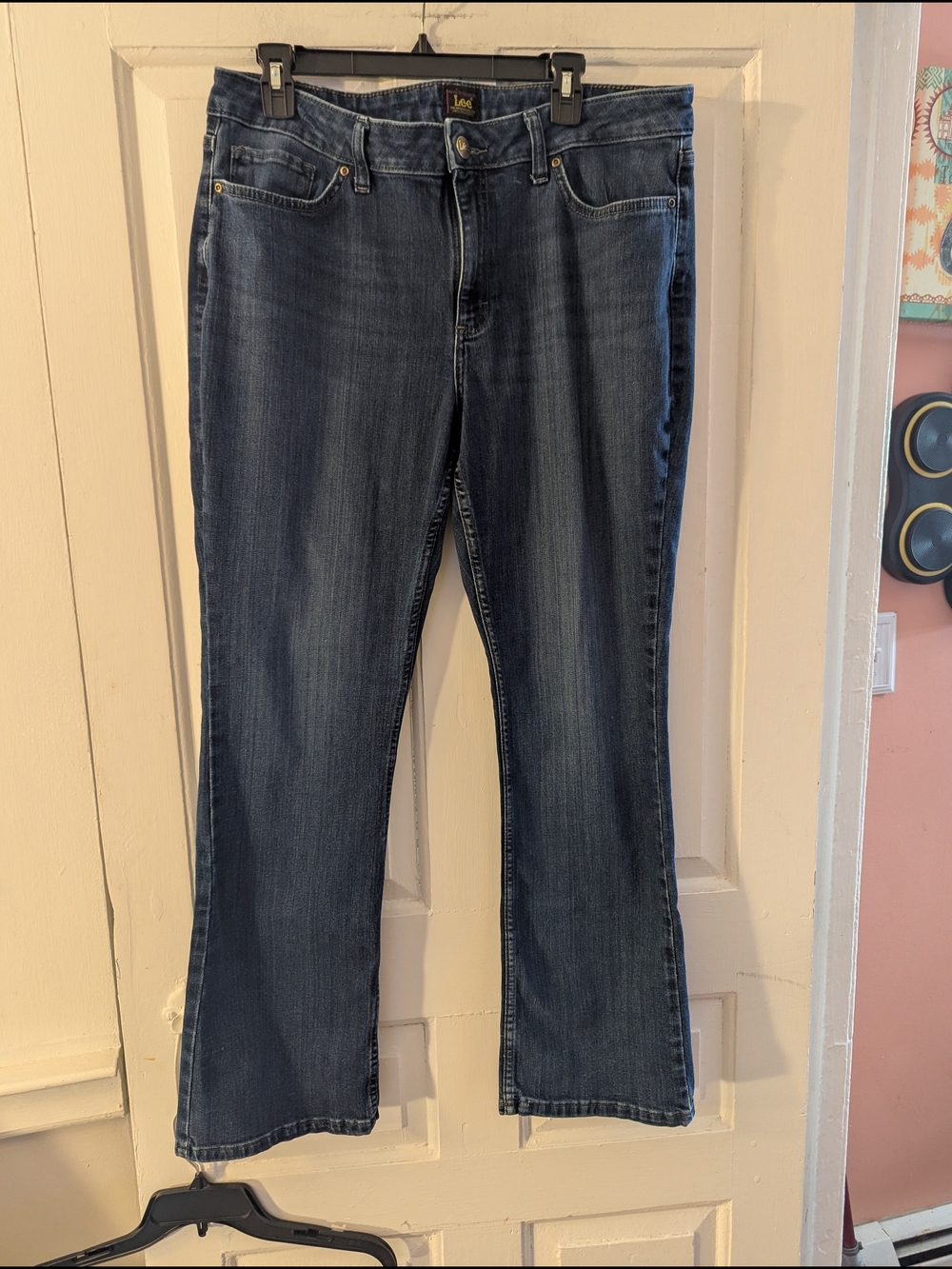 Lee Women's Dark Blue Straight Leg Jeans